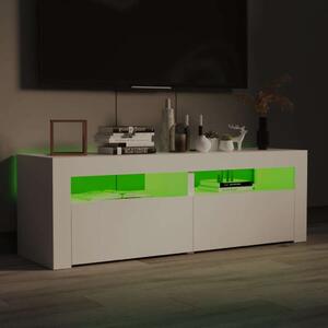 VidaXL TV-szekrény - Fehér - LED - 120cm