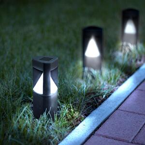Kerti napelemes LED Trigon világítás 28 cm hideg fehér – HIÁNYOS