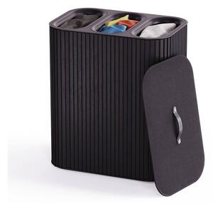 Fekete bambusz szennyeskosár 3x30 l Tota Trio Luxe – Joseph Joseph