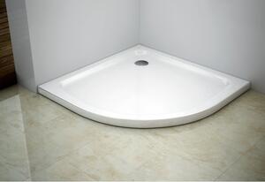 Mexen Slim köríves zuhanytálca 90x90 cm + szifon - fehér (41109090)