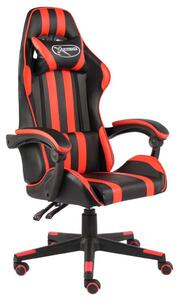 VidaXL fekete és piros műbőr Gamer szék