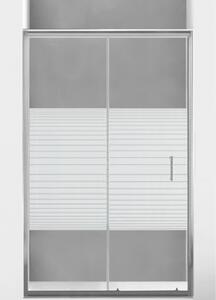 Mexen Apia White elhúzható zuhanyajtó (tolóajtó) - 95 x 190 cm