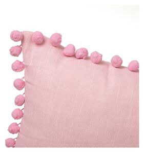 Pompon rózsaszín díszpárna, 50 x 30 cm - Casa Selección