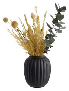 LIV kerámia váza, fekete 12,5cm
