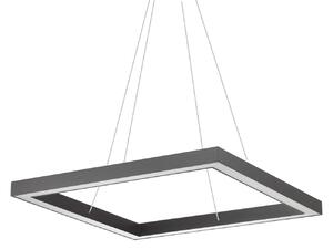 ORACLE modern LED függőlámpa, fekete, 70x70 cm