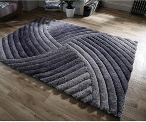 Furrow szürke szőnyeg, 120 x 170 cm - Flair Rugs
