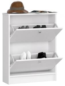 Cipőtároló szekrény / cipősszekrény 80 cm - Akord Furniture - fehér