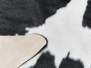 Fekete-Fehér Mű Marhabőr Szőnyeg 150 x 200 cm BOGONG