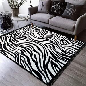 Doube Sided Rug Zebra kétoldalas mosható szőnyeg, 80 x 150 cm - Kate Louise