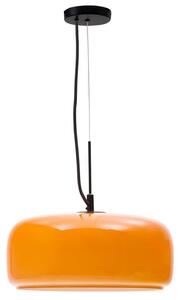 Narancssárga üveg függő LED lámpa Kave Home Reig 38 cm