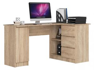 Sarok íróasztal - Akord Furniture - 155 cm - sonoma tölgy
