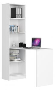 Íróasztal + polcos szekrény - Akord Furniture SMART - fehér