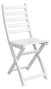 LODGE összecsukható szék fehér, 2 db