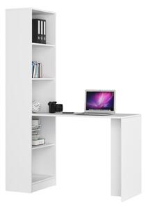 Íróasztal + polcos szekrény - Akord Furniture SMART - fehér