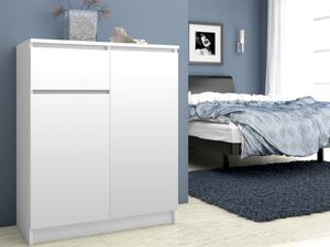 Komód - Akord Furniture K80-2D1SZ - fehér