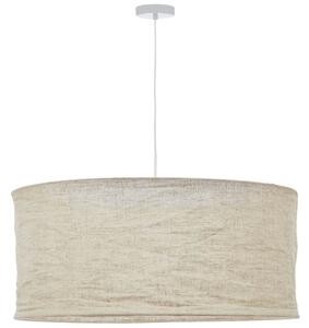 Bézs vászon lámpaernyő Kave Home Mariela 80 cm