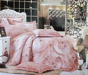 Romantika rózsaszín ágyneműhuzat pamut 6 részes