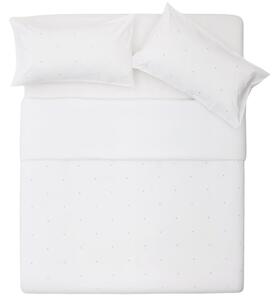 Fehér pamut ágyneműgarnitúra Kave Home Sontag 240 x 220 cm