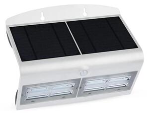 V-Tac LED Szolár fali lámpa érzékelővel LED/7W/3,7V 4000K IP65 fehér VT0775