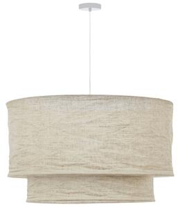 Bézs vászon lámpabúra Kave Home Mariela 60 cm