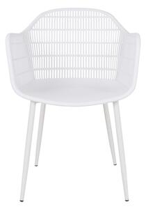 SHELLY karfás szék fehér, 2 db