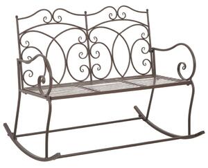 Kovácsoltvas Hintaszék - Antik Barna - 104 cm