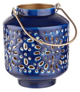 BLUE MAROCCO lámpás, sötétkék Ø12,5cm