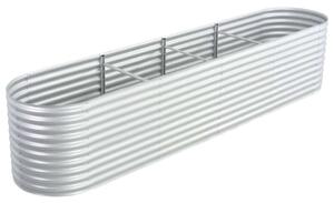 VidaXL Magaságyás - Fém - 400x80x81 cm