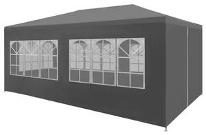 VidaXL Parti Sátor - Polietilén - 3x6m - Antracitszürke