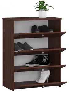Cipőtároló szekrény / cipősszekrény 4 ajtós - Akord Furniture - wenge