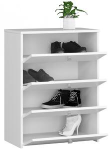 Cipőtároló szekrény / cipősszekrény 4 ajtós - Akord Furniture - fehér