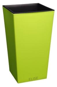 Elise zöld fényes kültéri kaspó, magasság 26 cm - Gardenico
