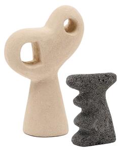 Két kőszobor készlet Kave Home Arif 12/15 cm