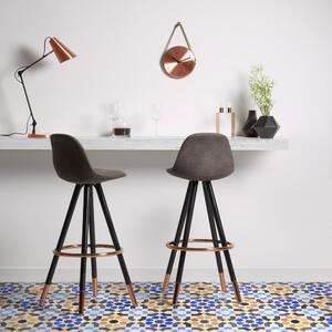 Paola rézszínű asztali lámpa - Kave Home
