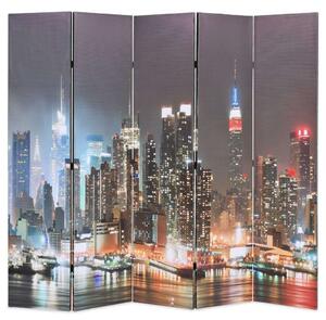 New York Éjszakai Panoráma Paraván - 200x170 cm