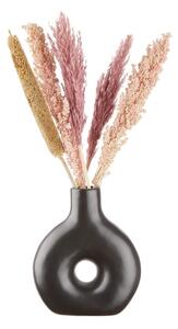 LOOP váza, fekete 19,6 cm