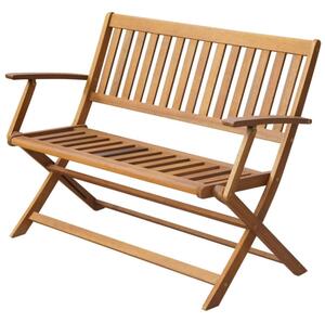 VidaXL Akácfa Kerti Pad - Összecsukható - 120 cm