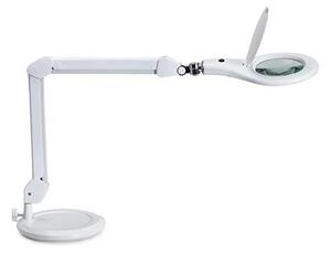 Asztali lámpa, LED, nagyító, MAUL Makro, fehér (VLM8263602)