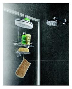 Buttler háromszintes fürdőszobai akasztós polc, magasság 58 cm - Metaltex