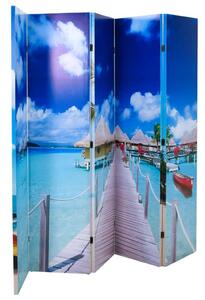 VidaXL Tengerparti Paraván - 200x170 cm