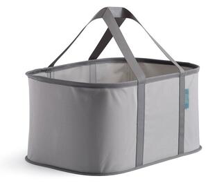 Szürke textil összecsukható szennyeskosár 35 l Duo – Joseph Joseph