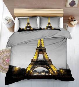 Nikolaj 3 részes 3D Eiffel Torony Párizs Ágyneműhuzat Garnitúra