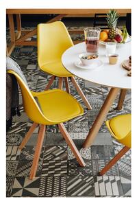 Gina 2 db sárga szék bükkfa lábakkal - Bonami Essentials