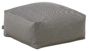 Kék-fehér puff Kave Home Famara 60 x 60 cm