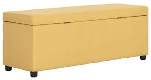 Tárolós Pad - Sárga Poliészter - 116 cm