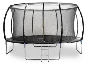G21 SpaceJump trambulin védőhalóval, 430 cm, ajándék létrával