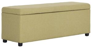 VidaXL Tárolós Pad - Zöld Poliészter - 116cm