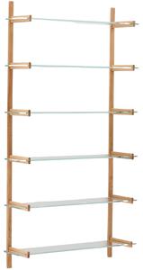 Üveg moduláris polc Kave Home Sitra 202 x 110 cm