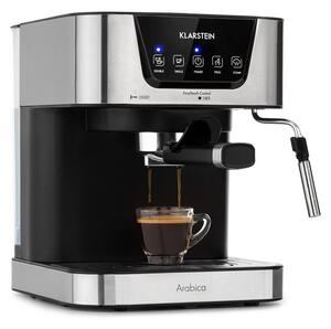 Klarstein Arabica, espresso kávéfőző, 1050 W, 15 bar, érintőképernyős irányítás, nemesacél