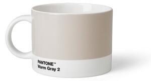 Fehér-szürke kerámia bögre 475 ml Warm Gray 2 – Pantone